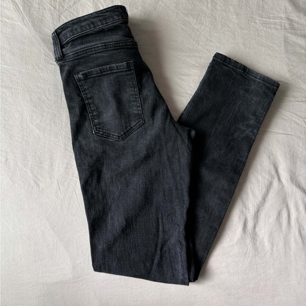Men’s grey/ Faded black skinny jeans